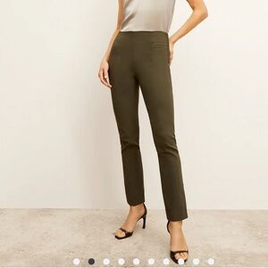 MM Lafleur The Foster Cigarette Pant in Olive Green